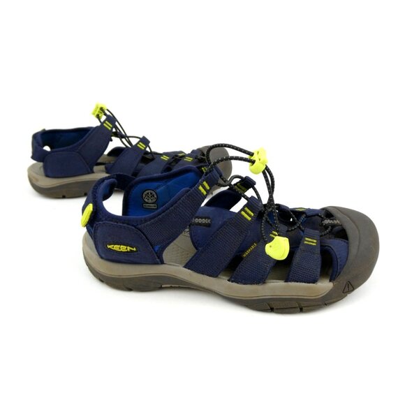 Keen Newport Waterproof Hiking Sandals Navy/Yellow Size 6 - Picture 3 of 11
